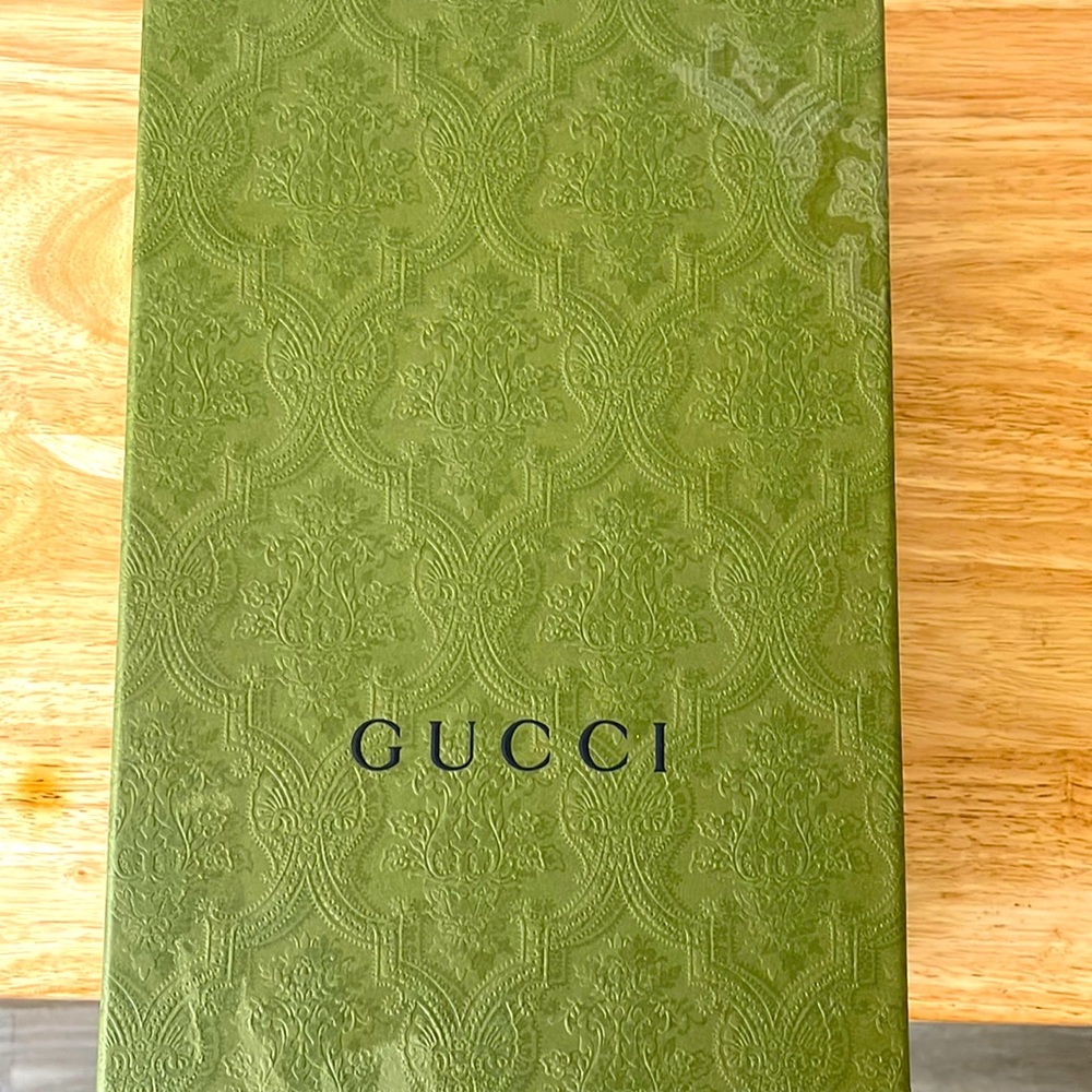 GUCCI Shawana Satin Flower Slide Heels Sandals - Picture 11 of 12